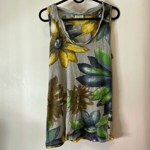 Anthropologie Porridge sunflower tank top